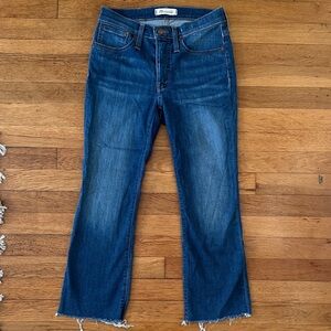 Madewell Dark Blue Ankle Jeans